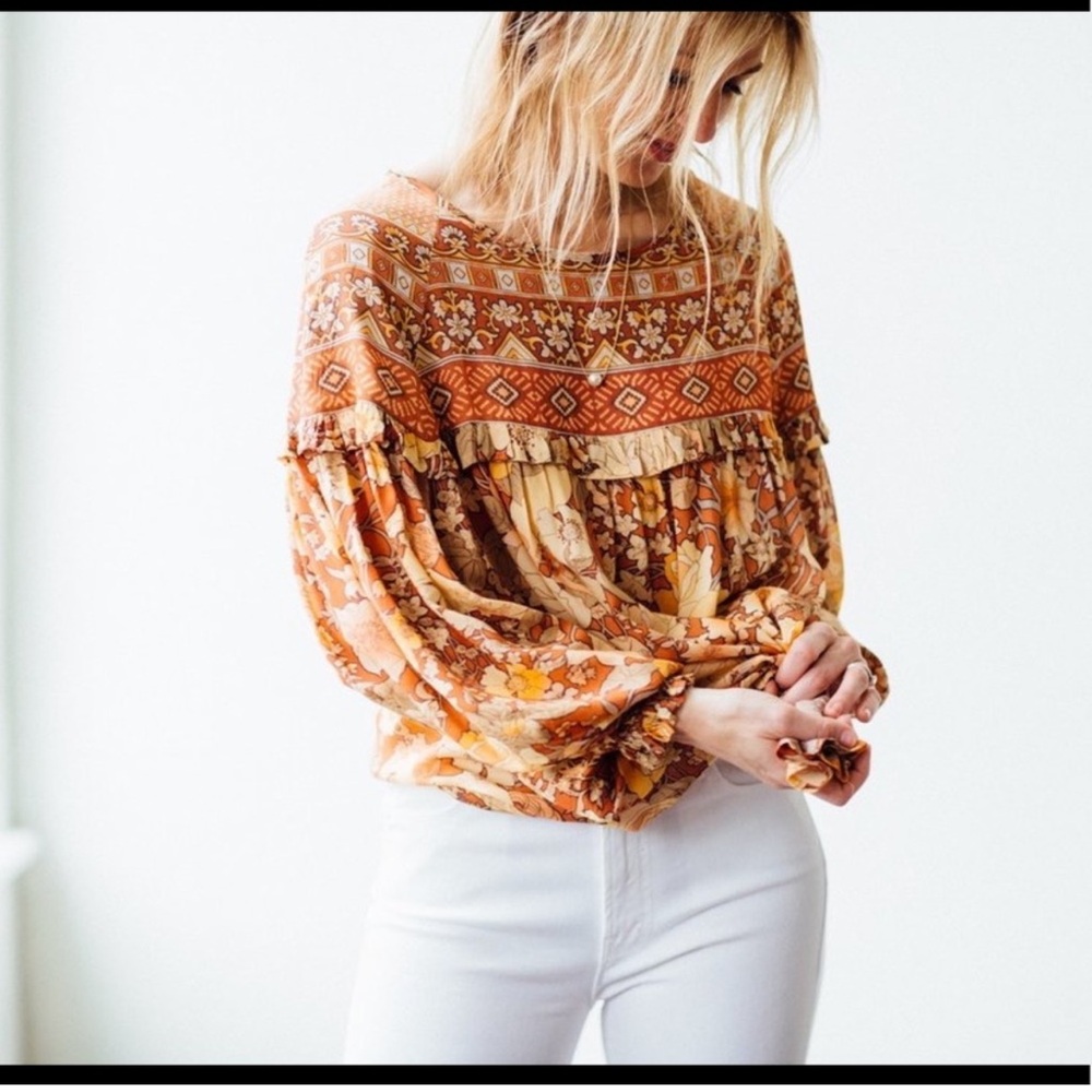 Spell Bohemian Floral Blouse